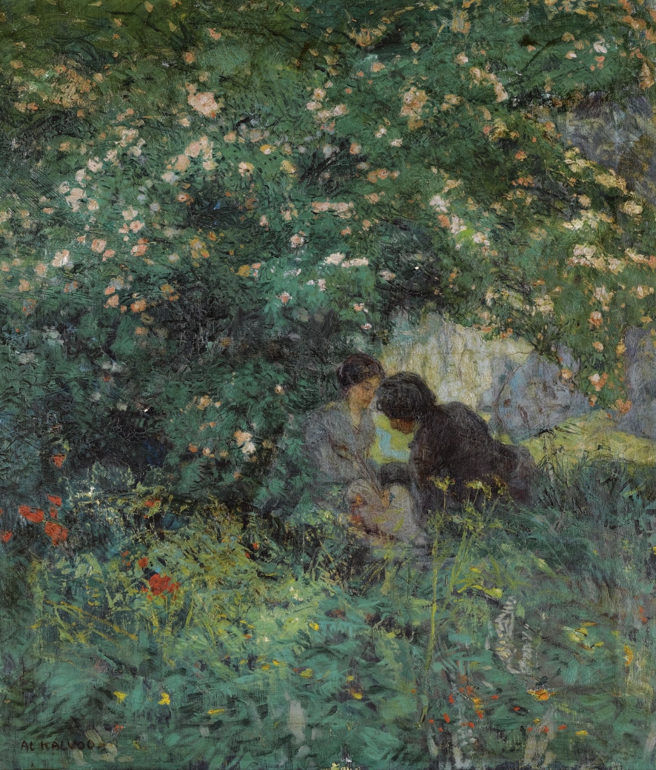 Lovers In The Grass by Alois Kalvoda